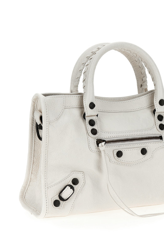 BALENCIAGA 'Le City Bag S' сумка для рук Белая 8114422ABEK9104 BALENCIAGA 'Le City Bag S' сумка для рук Белая 8114422ABEK9104