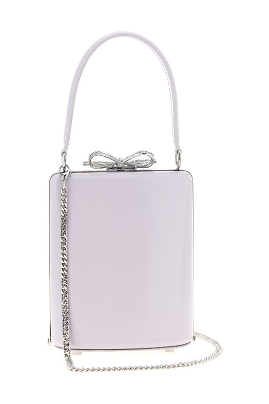 'Lilac leather mini bow' handbag Purple 'Lilac leather mini bow' handbag Purple