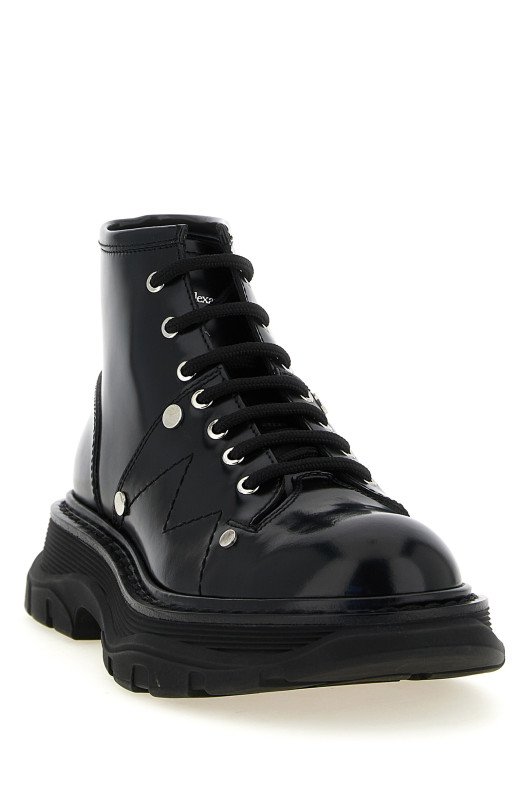 Черевики «Tread slick» Чорні ALEXANDER MCQUEEN 595469WHZ811081
