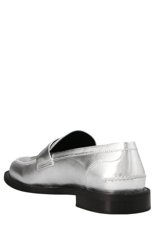 Logo loafers Silver