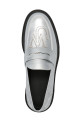 Logo loafers Silver
