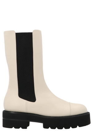 Черевики «Presley» кольору бежевого STUART WEITZMAN PRESLEYULTRALIFTBOOTIECHIOAT