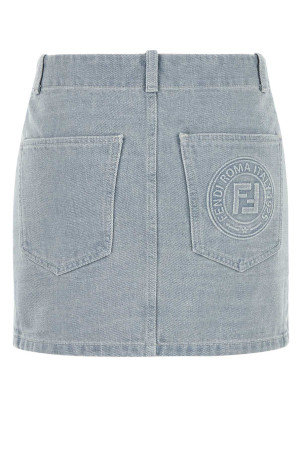 Denim mini skirt FENDI (FLQ594ASMB) Denim mini skirt FENDI (FLQ594ASMB)