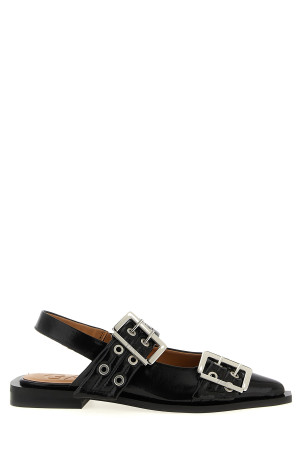 Слінгбеки «Black Feminine Buckle» Чорні S2730099 Слінгбеки «Black Feminine Buckle» Чорні S2730099