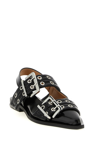 Слінгбеки «Black Feminine Buckle» Чорні S2730099 Слінгбеки «Black Feminine Buckle» Чорні S2730099