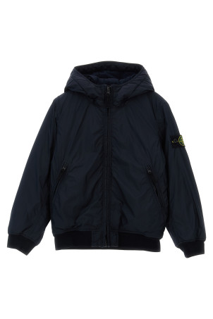 Куртка з логотипом, синя STONE ISLAND JUNIOR K2S164100007S0A23V0020 Куртка з логотипом, синя STONE ISLAND JUNIOR K2S164100007S0A23V0020