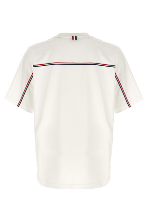 'RWB Knit Trim' T-shirt White 'RWB Knit Trim' T-shirt White