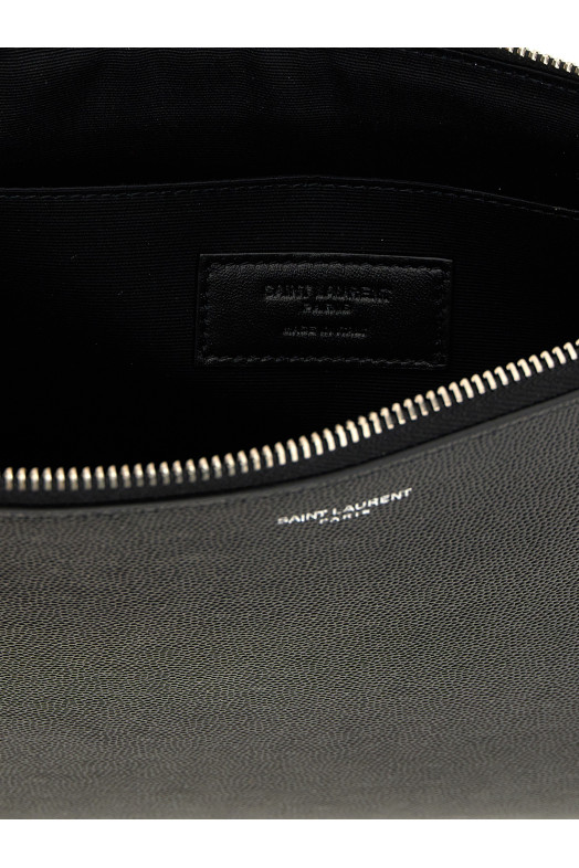 Логотип I-Pad тримач Чорний SAINT LAURENT 683865BTY0N1000 Логотип I-Pad тримач Чорний SAINT LAURENT 683865BTY0N1000