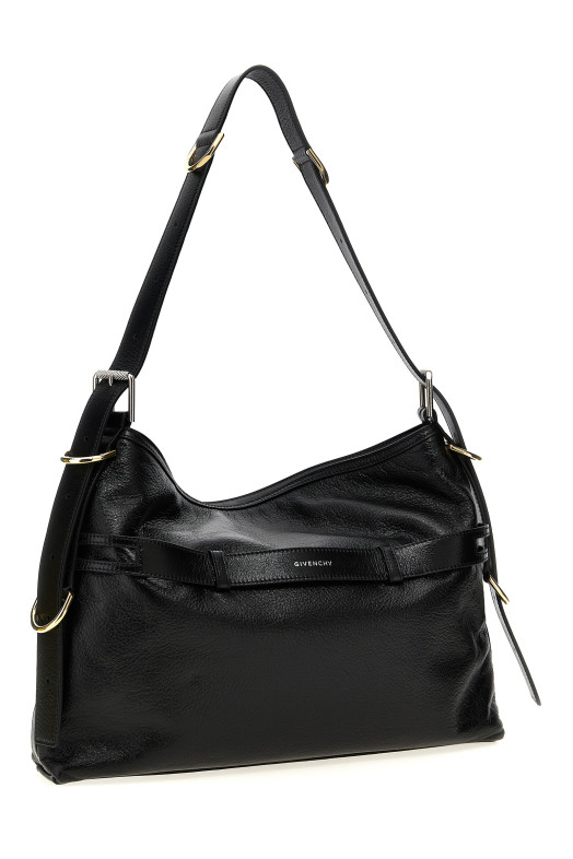 Сумка через плече «Voyou buckles» Чорна BB510BB1Q7001