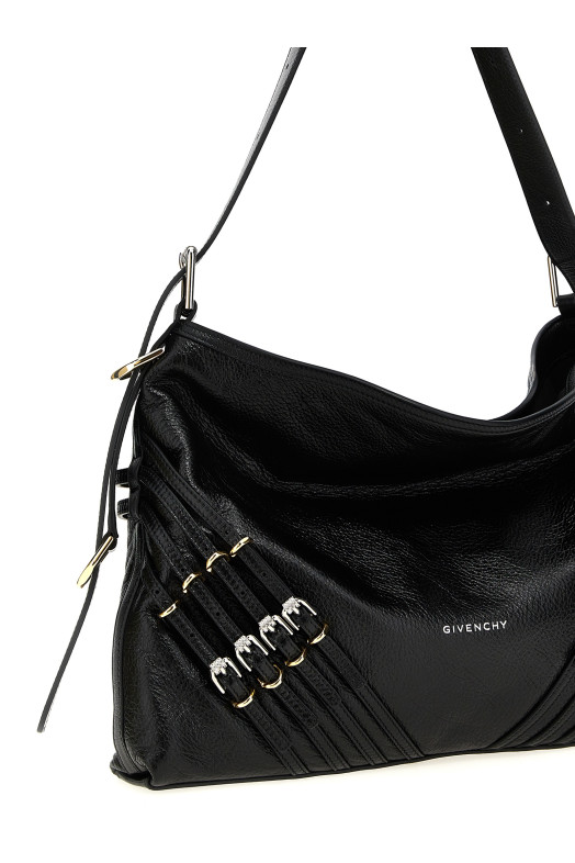 Сумка через плече «Voyou buckles» Чорна BB510BB1Q7001