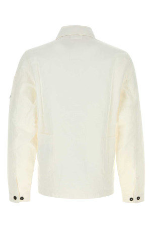 Белая куртка из смесового хлопка White C.P. COMPANY (18CMOS102A006273G) Белая куртка из смесового хлопка White C.P. COMPANY (18CMOS102A006273G)