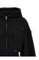 Укороченная толстовка с капюшоном Черный T BY ALEXANDER WANG 4CC1242077020A