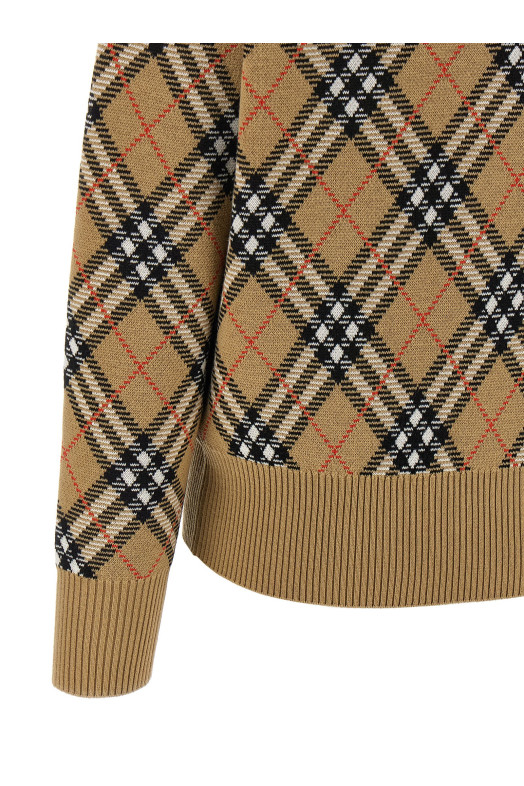 Свитер Burberry Check Бежевый 8110514SANDIPCHECK