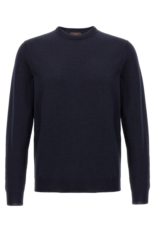 Свитер из шерсти Flexwool Синий ZANONE 810234Z0290N0936