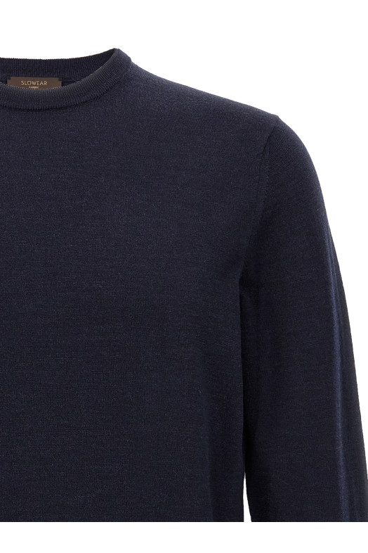 Свитер из шерсти Flexwool Синий ZANONE 810234Z0290N0936