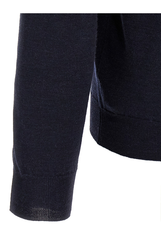 Свитер из шерсти Flexwool Синий ZANONE 810234Z0290N0936