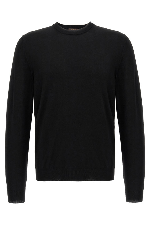 Свитер из шерсти Flexwool Черный ZANONE 810234Z0290N3017