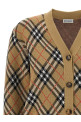 Кардиган Burberry в клетку бежевого цвета 8110579SANDIPCHECK