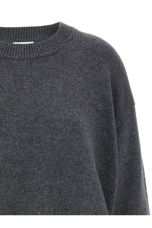Side laces sweater Gray