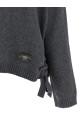 Side laces sweater Gray