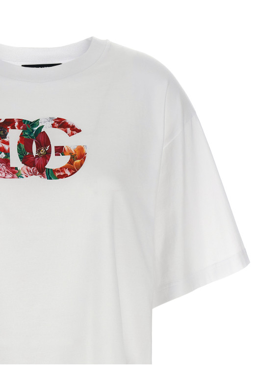 Floral logo t-shirt White Floral logo t-shirt White