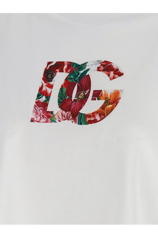 Floral logo t-shirt White Floral logo t-shirt White