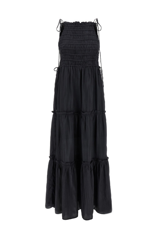 'Black Smock Tie' dress Gray 'Black Smock Tie' dress Gray