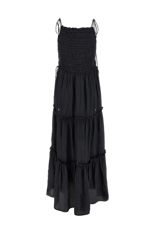 'Black Smock Tie' dress Gray 'Black Smock Tie' dress Gray