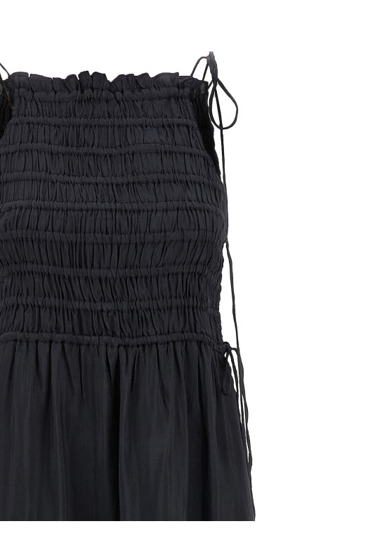 'Black Smock Tie' dress Gray 'Black Smock Tie' dress Gray