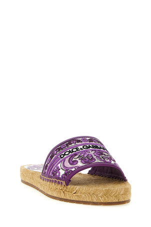 Вишиті еспадрильї Purple DOLCE & GABBANA CE0148AV804I03TN