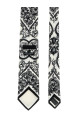 'Maiolica' print tie Black-grey 'Maiolica' print tie Black-grey