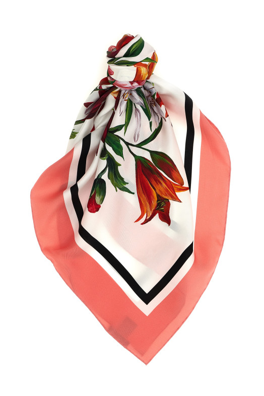Floral print scarf Multicolor