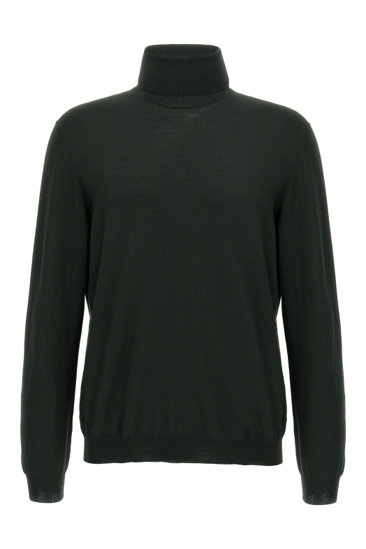 Вязаный свитер с высоким воротником Зеленый ZANONE 810195Z0290N0049