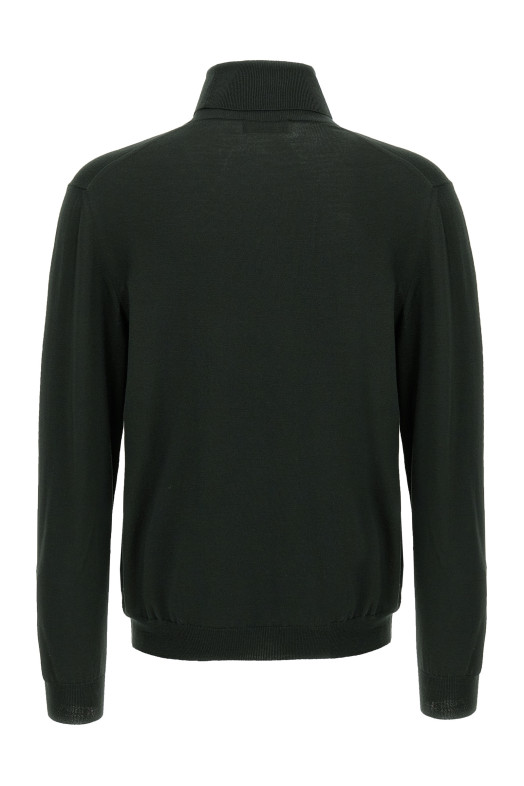 Вязаный свитер с высоким воротником Зеленый ZANONE 810195Z0290N0049