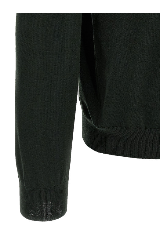 Вязаный свитер с высоким воротником Зеленый ZANONE 810195Z0290N0049