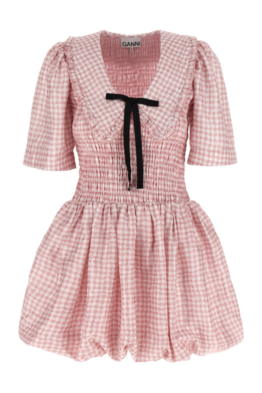 Сукня «Pink Check» Рожева W0603038