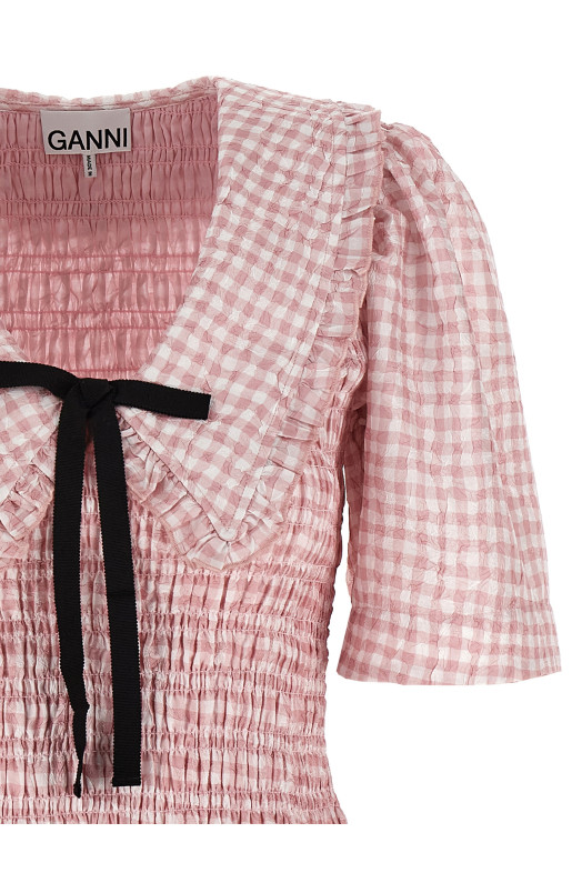 Сукня «Pink Check» Рожева W0603038