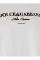 Футболка з принтом «Флок» Чорно-сіра DOLCE & GABBANA G8RN8TG7O9YW0800