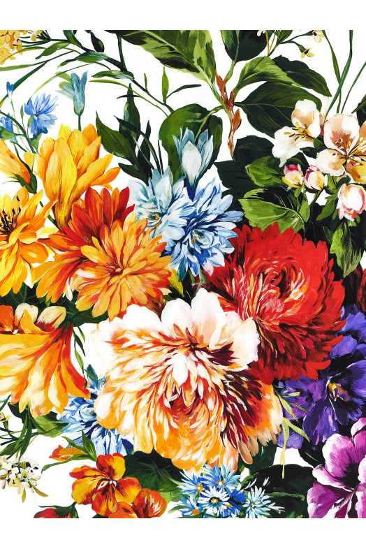 Floral print scarf Multicolor