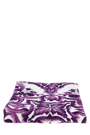 Beach towel 'Maiolica' print Multicolor