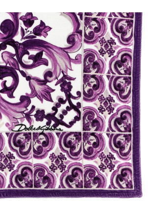 Beach towel 'Maiolica' print Multicolor