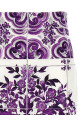 Шелковое платье с принтом «Майолика» Фиолетовое F4C2CTHPABWIP3TN