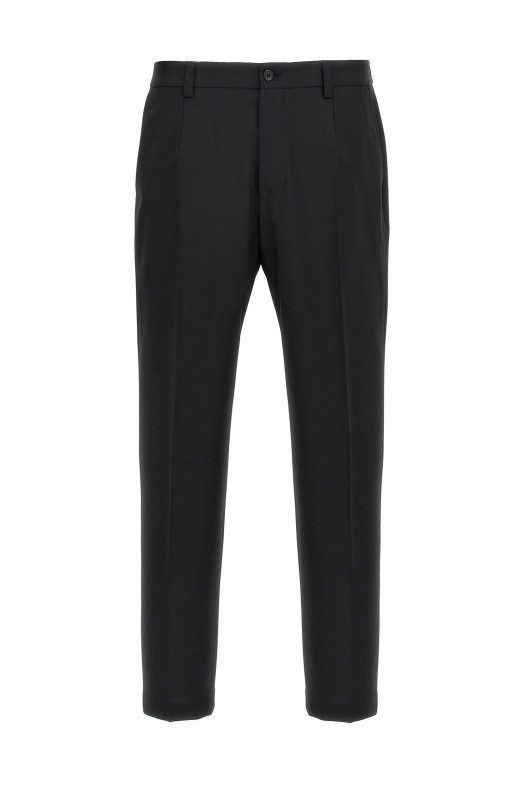 Logo embroidery pants Black Logo embroidery pants Black