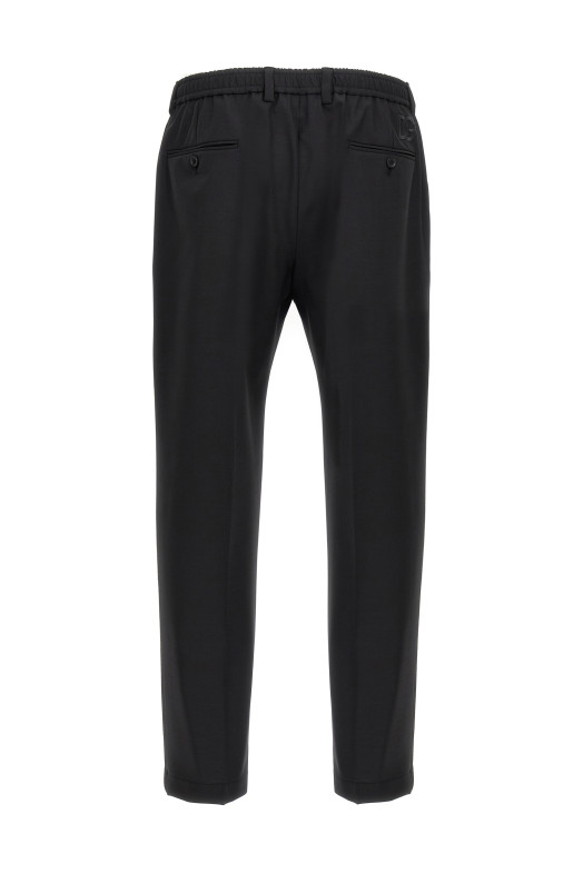 Logo embroidery pants Black Logo embroidery pants Black