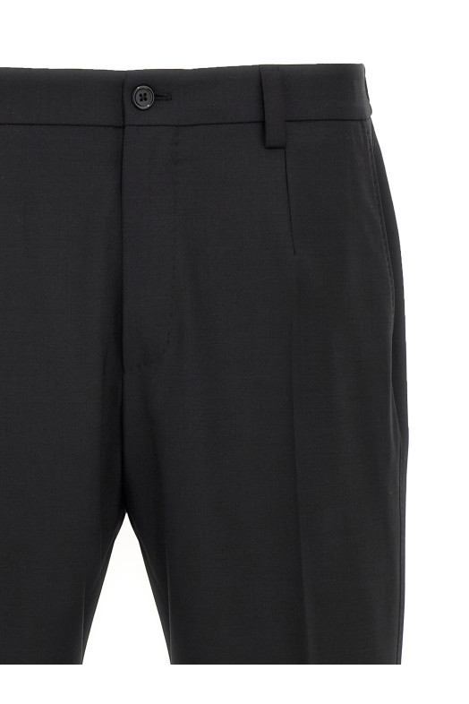 Logo embroidery pants Black Logo embroidery pants Black