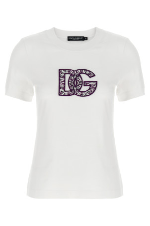 Футболка с логотипом «Maiolica» Белая F8N08ZGDC6UW0800 Футболка с логотипом «Maiolica» Белая F8N08ZGDC6UW0800