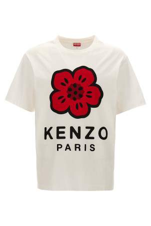 'stampa fiore' T-shirt White 'stampa fiore' T-shirt White