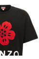 Футболка «Stampa fiore» Черная FE65TS4754SO99J