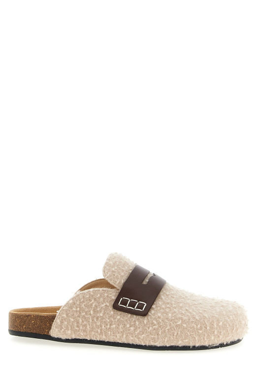 Мюлі «Felt Loafer» Бежеві LF0030FA0468132 Мюлі «Felt Loafer» Бежеві LF0030FA0468132