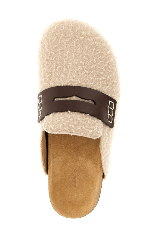 Мюлі «Felt Loafer» Бежеві LF0030FA0468132 Мюлі «Felt Loafer» Бежеві LF0030FA0468132